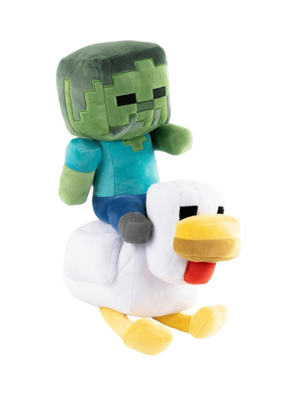 Mattel Minecraft Plush Zombie Chicken Jockey Toy Collectible. - Picture 12 of 12
